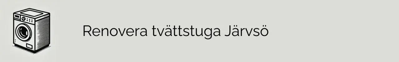 Renovera tvättstuga Järvsö